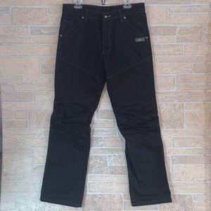 G-Star RAW Black Twill Buckle Back Pants